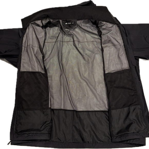 The North Face Men’s 4X Waterproof Rain Jacket Black Big & Tall Hooded Shell - Picture 4 of 7
